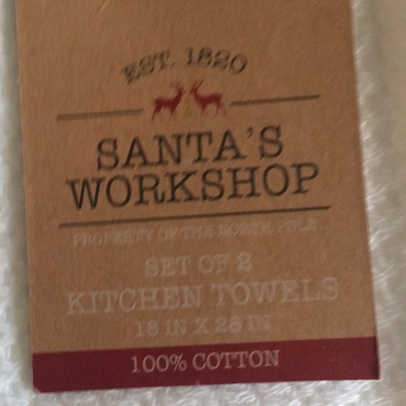 - Dachshund holiday themed dish towels set of two - Picture 2 of 3